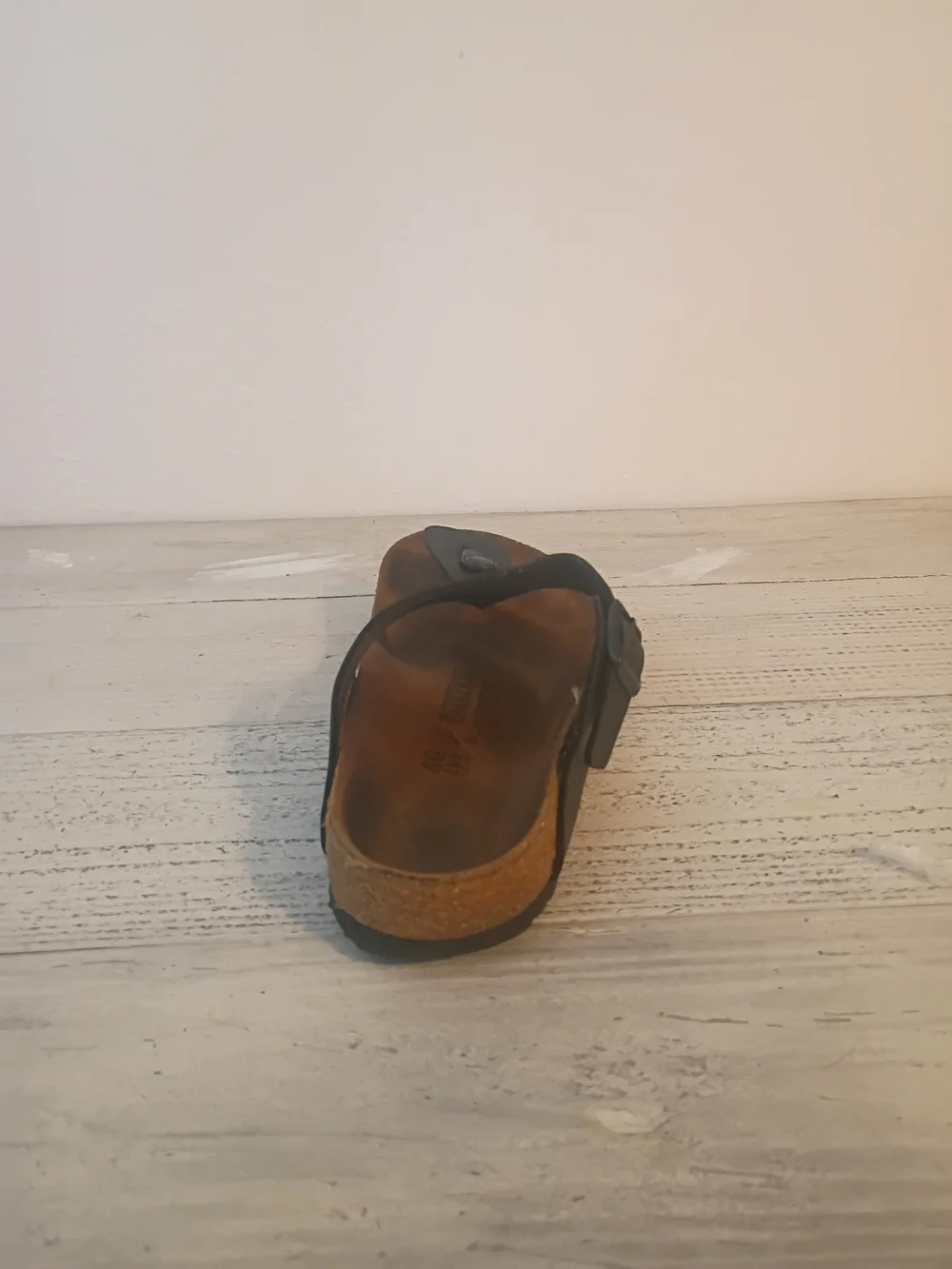 Birkenstock Gizeh Birko-Flor Black Slide Sandals